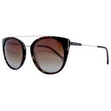 Óculos Solar Sabrina Sato Modelo SS412 Acetato Tartaruga Marrom L Polarizado Tamanho 56-21-145