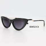 Óculos Solar Sabrina Sato Modelo SS452 C1 Preto Acetato L Polarizado Medida 56-20-145