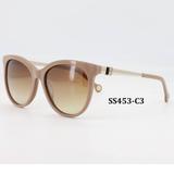 Óculos Solar Sabrina Sato Modelo SS453 C3 Bege Acetato L Polarizado Medida 55-17-140