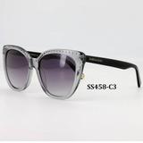 Óculos Solar Sabrina Sato Modelo SS458 C3 Cinza Translucido Acetato L Polarizado Medidas 54-17-140