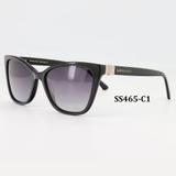 Óculos Solar Sabrina Sato Modelo SS465 C1 Preto Acetato L Polarizado Medidas 55-17-142