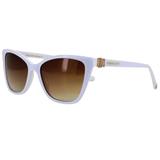 Óculos Solar Sabrina Sato Modelo SS465 C3 Branco Acetato L Polarizado Medidas 55-17-142