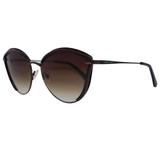 Óculos Solar Sabrina Sato Modelo SS6007 C1 Metal Marrom Medidas 63-15-145