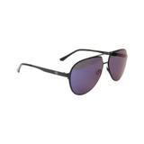 Óculos Solar Unissex Atitude Modelo AT3234 09A Preto Metal Aviador Medidas 59-12-145