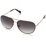 Óculos Solar Unissex Fossil Modelo FOS 2084/S 3YG 62HA Lente Marrom Medidas 62-13-140