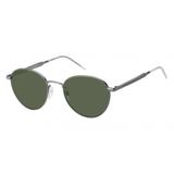 Óculos Solar Unissex Tommy Hilfiger Modelo TH 1654/S R80 Cinza Medidas 52-20-145