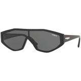 Óculos Solar Vogue VO5284S W44/87 Gigi Hadid Preto Brilho Lente Cinza Medidas 32-135