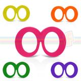 Óculos Zoião Colorido Sem Lente 10 unidades - Festabox