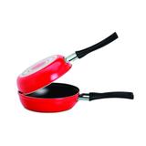 Omeleteira Antiaderente 14 cm Vermelha Brinox Garlic 7001/370