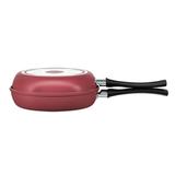 Omeleteira Antiaderente Brinox Chilli Santista - Único - Vermelho Cereja