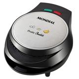 Omeleteira Elétrica Pratic OM-01 1000W Preto/Prata 110V (Emb. contém 1un.) - Mondial