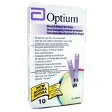 Optium Fitas Cetonicas Com 10 Unidades - Abbott