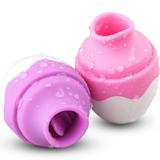 Oral Clitóris Dibe Sex Massager Estimulador Vibrador Togue Bico Sucção - Rosa