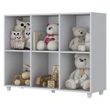 Organizador Aquarela de Brinquedos para Quarto de Bebê Dormitório Infantil Branco - Henn