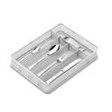 Organizador com Divisórias Organize Cinza 31,5 x 23 x 5,5 cm - Brinox