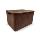 Organizador container multiuso com tampa 7 litros para maquiagem, roupas intimas e pequenos acessóri - Arqplast