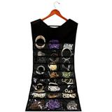 Organizador de Bijuteria Cabide Preto - 60 nichos - Vb home