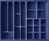 Organizador de bijuterias Lar x Comp x Alt: 365 x 435 x 45mm PJ-40 - Moldplast