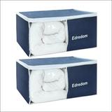 Organizador de Edredom Azul Marinho 2 peças - Vb home