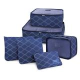 Organizador De Mala Bolsa Para Viagem Kit 6 Peças - Arh19808 - Jacki design