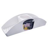 Organizador de Pia em Polipropileno 32,2x8,6x9,1cm cor Branco - COZA