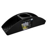 Organizador de Pia em Polipropileno 32,2x8,6x9,1cm cor Preto - COZA