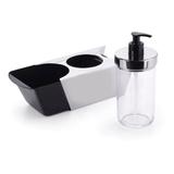 Organizador de Pia Inovador Com Coletor e base Inox Cozinha - Forma inox