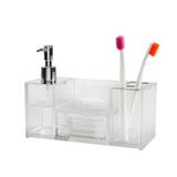 Organizador De Pia Para Banheiro Quadrata Cristal 1987/108 Brinox