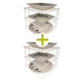 Organizador de Pratos para Canto - 2 Unidades - Casa expressa