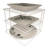 Organizador de Pratos para Canto - 3 Unidades - Casa expressa