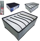 Organizador De Pvc Tnt Dobravel Multiuso Estampado Com 6 Div - Fwb