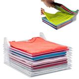 Organizador De Roupas Camiseta Camisa Guardar Dobrado 10 Divisorias - Fabimports