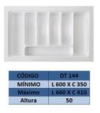 Organizador de talher ajustável Medidas máximas: 660mm X 410mm) OG-144 - Moldplast