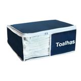 Organizador de Toalhas Azul Marinho - Vb home