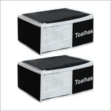Organizador de Toalhas Preto 2 peças - Vb home