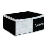 Organizador de Toalhas Preto - Vb home