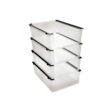 Organizador Multiuso Empilhável Transparente - Ordene