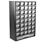 Organizador Multiuso Plástico 12 Pol Com 41 Gavetas Mj2047 - Black jack