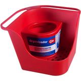 Organizador Pia Dispenser Detergente Esponja Porta Talheres Vermelho - Coza