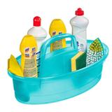 Organizador Plástico Sanremo Hydrus para Produtos de Limpeza Verde 6lts