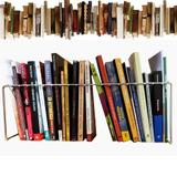 Organizador Separador De Livros Suporte Multiuso Revisteiro Prateleira 44cm 20 Divisórias Cromada - Nacional