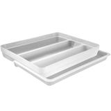 Organizador Suporte Extensível Porta Talheres Cozinha Gaveta Natural - Ou