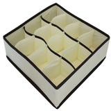 Organizador Tnt Colmeia Gaveta 12 Nicho Biquini Cueca Meia Cor: Creme - Unica