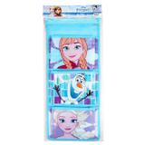 Organizador vertical com alça e 3 divisórias infantil criança menina elsa, anna e olaf frozen disney - Etitoys