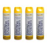 Organnact Prata Spray Antibacteriano 500ml Kit 4