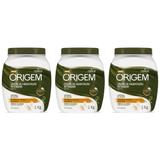 Origem Controle De Volume Creme P/ Cabelo 1kg (Kit C/03)