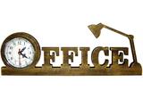 Ornamento Relogio Concept - Modelo Office (Lamp) - ME Criative - ORC005BR - 20x40cm