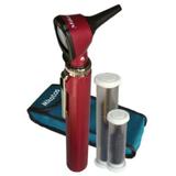 Otoscópio Com Luz De Led Profissional Com Estojo Cor Vinho