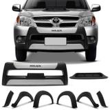 Overbumper Hilux 05 a 09 + Jogo de Alargador Para-lama + Scoop Entrada de Ar - Prime