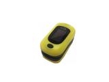 Oximetro de dedo PC-60B1, TELA OLED com alarme visivel e audivel, PI, SpO2, PR, cor amarelo. 2 ANOS DE GARANTIA - Mobil